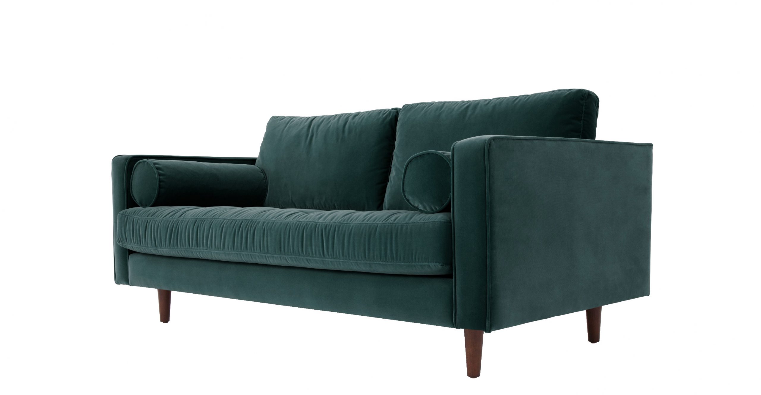 Reception Two Seater Cushion Fabric Sofa – DEVON – SPIFS001