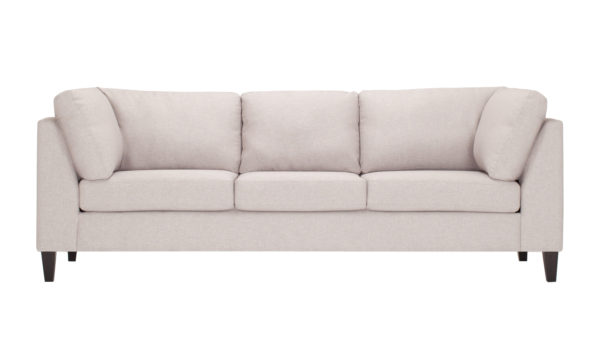 Reception Three Seater Cushion Fabric Sofa - DEVON - SPIFS006