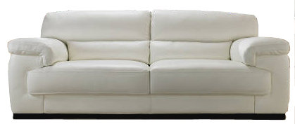 Two Seater Cushion Leather Sofa – DEVON – SPILS002