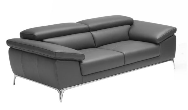 Two Seater Cushion Leather Sofa - DEVON - SPILS003