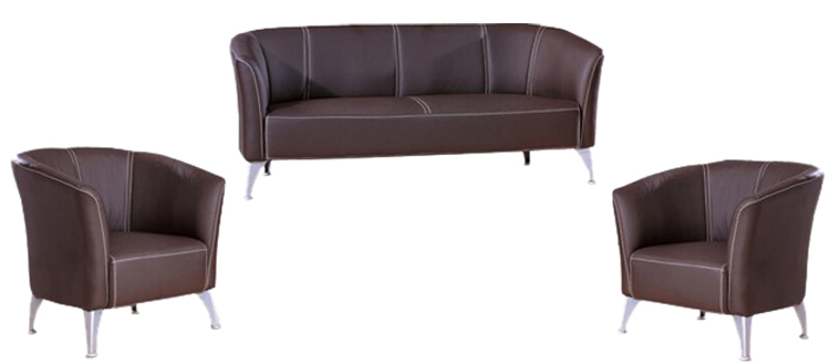 2 + 1 + 1 Cushion Leather Sofa – DEVON – SPILS010