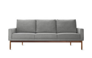 Reception Three Seater Cushion Fabric Sofa - DEVON - SPIFS013