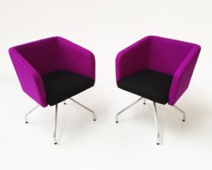 Waiting / Lounge Fabric Chairs - DEVON - SPIFS017