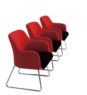 Waiting / Lounge Fabric Chairs - DEVON - SPIFS020