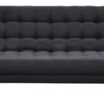 Three Seater Cushion Leather Sofa – DEVON – SPILS012