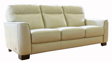 Reception Three Seater Cushion Leather Sofa – DEVON-SPILS014