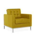 Single Seater Cushion Leather Sofa – DEVON – SPILS016