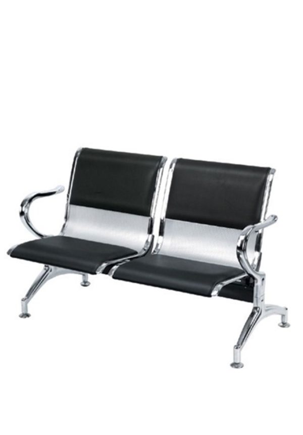 Two Seater MS Perforated Seating Cushion Chair - DEVON-SPIPWS012