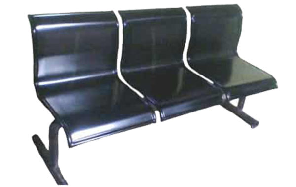 Three Seater MS Perforated Seating Chair - DEVON - SPIPWS007