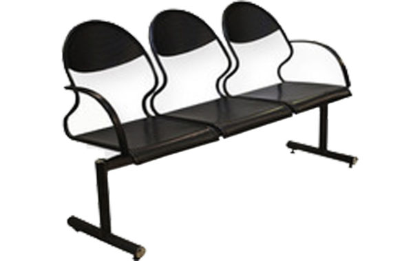 Three Seater MS Perforated Seating Chair - DEVON - SPIPWS008