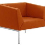 Reception Single Seater Cushion Fabric Sofa – DEVON – SPIFS035