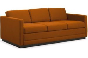 Reception Three Seater Cushion Fabric Sofa - DEVON - SPIFS039