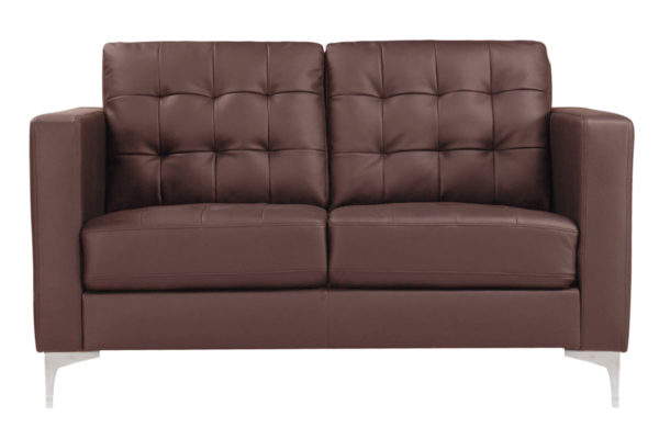 Reception Two Seater Cushion Fabric Sofa - DEVON - SPIFS044