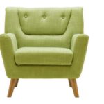 Reception Single Seater Cushion Fabric Sofa – DEVON – SPIFS045